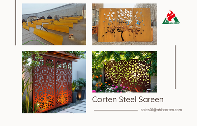 Corten Steel Screen